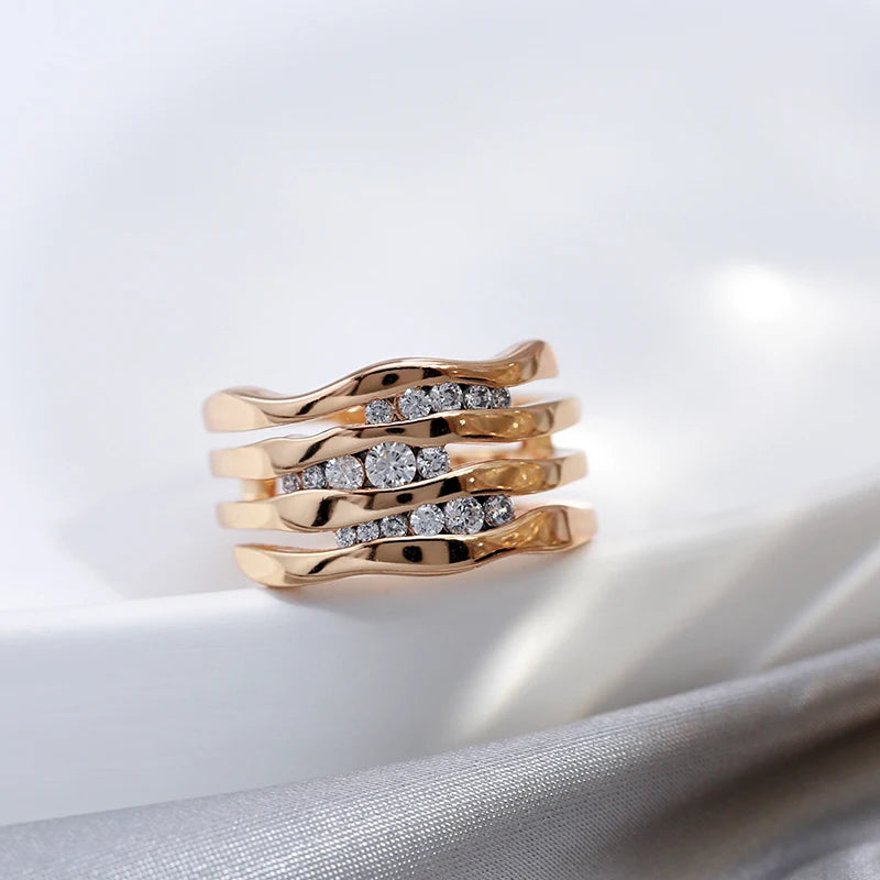 Warm and Romantic Statement Zircon Ring - The Perfect Blend of Sophistication and Glamour by Major Flare Warm and Romantic Statement Zircon Ring - The Perfect Blend of Sophistication and Glamour by Major Flare